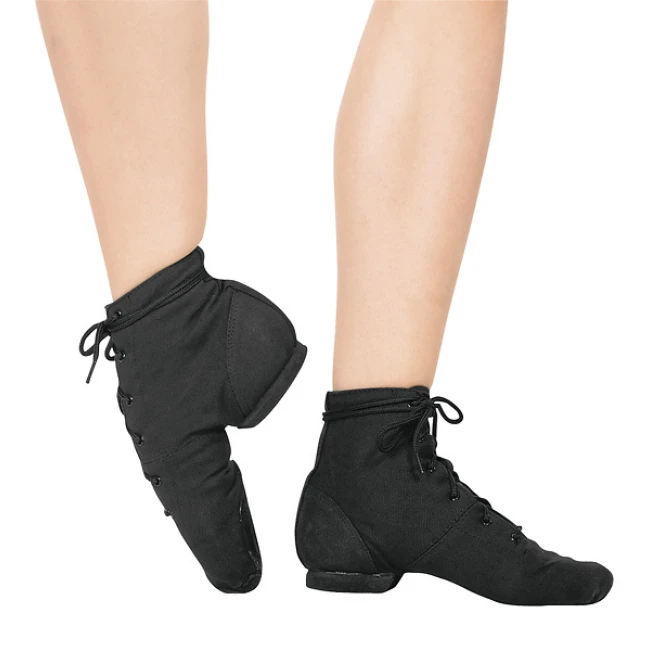 Sansha Soho, Jazzstiefel aus Leinen - Weiss