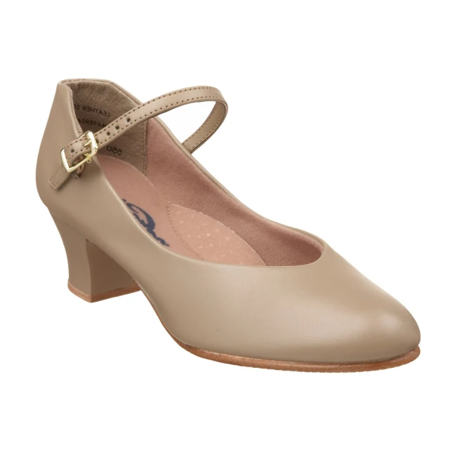 Capezio Jr Footlight, Charakter-Tanzschuhe - Braun caramel Capezio