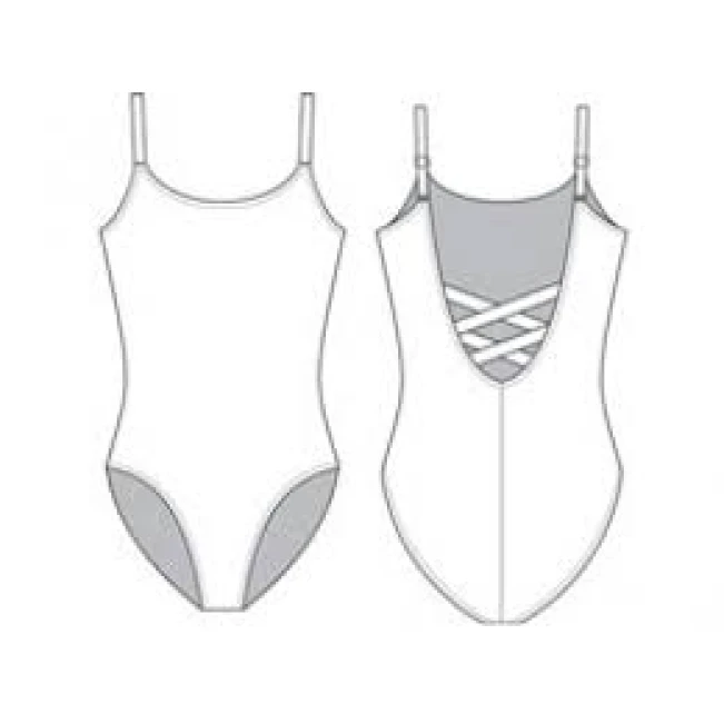 Capezio BD101, Ballett-Trikot W/X cross straps Capezio BD101, Ballett-Trikot W/X cross straps