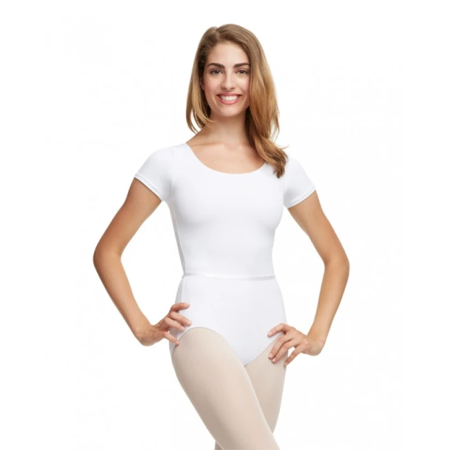 Capezio, Kurzarmtrikot mit Gürtel Capezio, Kurzarmtrikot mit Gürtel