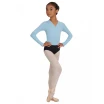 Capezio Cross Over Top, Aufwärm-Top für Mädchen - Hellblau Capezio