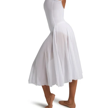 Capezio Mid Calf Full Circle Skirt, Damen-Tellerrock