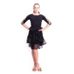 Elegance, Lateinrock für Damen - Schwarz