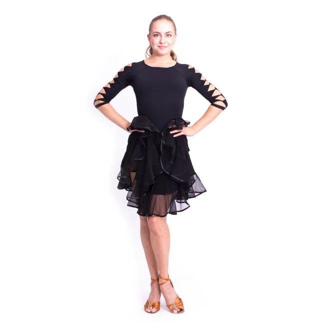 Elegance, Lateinrock für Damen - Schwarz