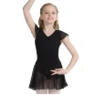 Capezio flutter sleeve dress, Tanztrikot mit Rock