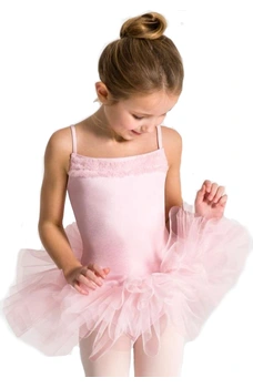 Capezio Ruffle Yoke, Kindertrikot mit Tutu-Rock