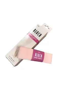 Bloch Sheer Stretch Ribbon, transparentes Stretchband