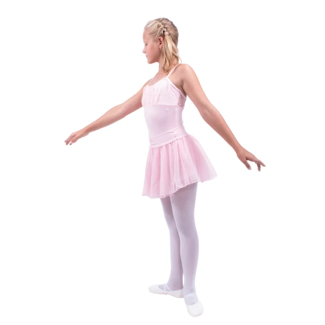 Capezio Swiss Dot Cinch Waistband Layer Skirt, Mädchenrock Capezio Swiss Dot Cinch Waistband Layer Skirt, Mädchenrock