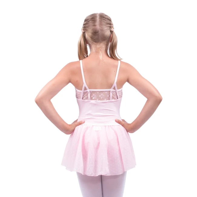 Capezio Daisy Cami Leotard, Tanztrikot mit dünnen Trägern und Spitze Capezio Daisy Cami Leotard, Tanztrikot mit dünnen Trägern und Spitze
