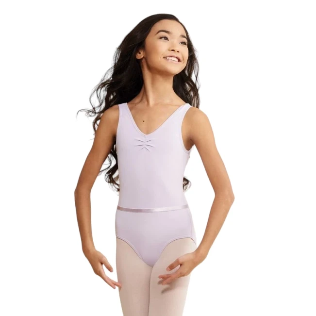 Capezio Tactel V Neck Leotard, Kindertrikot mit breiten Trägern Capezio Tactel V Neck Leotard, Kindertrikot mit breiten Trägern