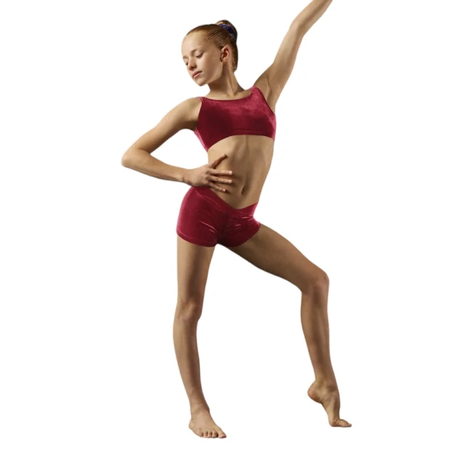 Bloch Leos velvet crop top, Damen-Top Bloch Leos velvet crop top, Damen-Top