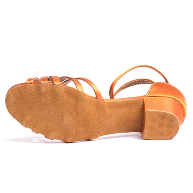 Dansez Vous Alba, Damen Latein-Tanzschuhe mit niedrigem Absatz Dansez Vous Alba, Damen Latein-Tanzschuhe mit niedrigem Absatz - Hautfarbe - tan