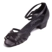 Dansez Vous Alba, Damen Latein-Tanzschuhe mit niedrigem Absatz - Schwarz Dansez Vous Alba, Damen Latein-Tanzschuhe mit niedrigem Absatz - Schwarz