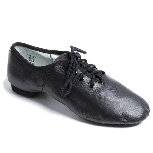 Dansez Vous Leo, Leder-Jazzschuhe für Damen