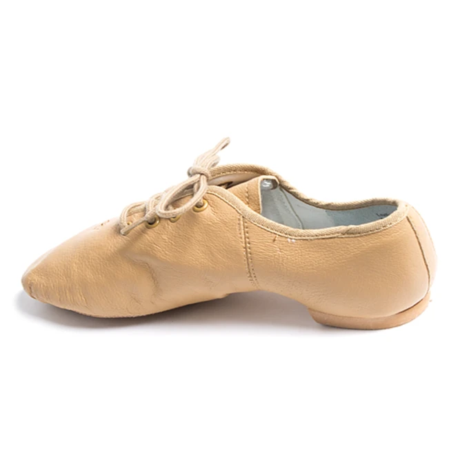 Dansez Vous Leo, Leder-Jazzschuhe für Damen