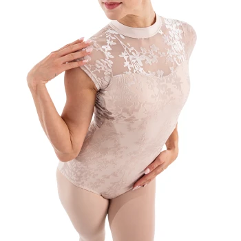 Capezio Rudi, Damen-Leotard mit Kragen - Kristallgrau Capezio Capezio Rudi, Damen-Leotard mit Kragen - Kristallgrau Capezio