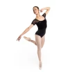 Bloch Anna Cap Sleeve Leotard, Damen-Trikot - Schwarz Bloch Anna Cap Sleeve Leotard, Damen-Trikot - Schwarz