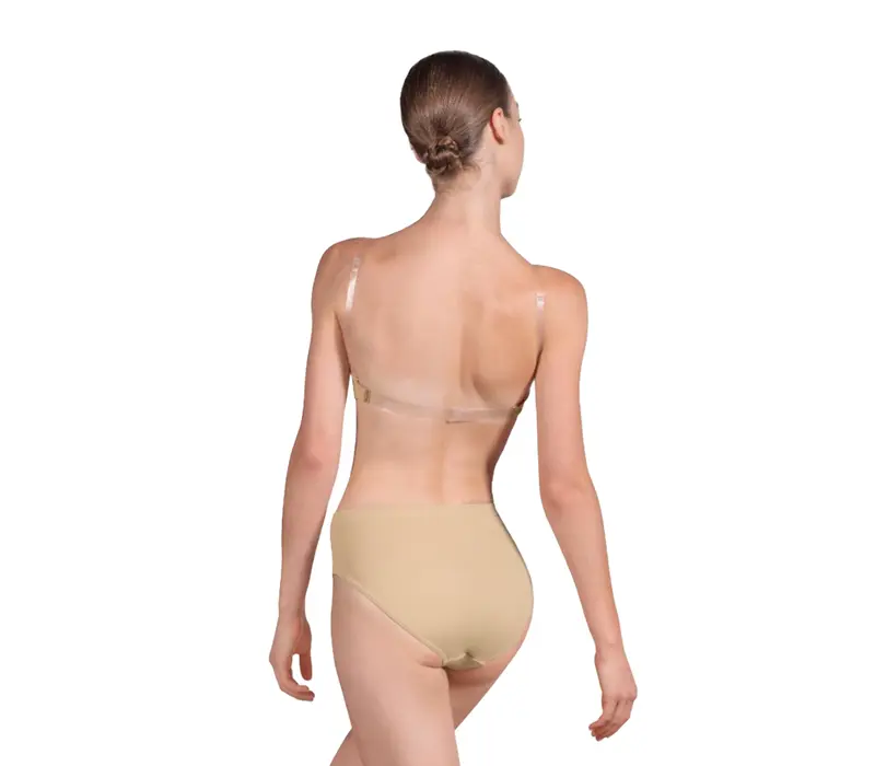Bloch Vela Bandeau, Damen-BH - Hautfarbe  - sand