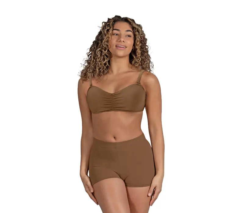 Bloch Vela Bandeau, Damen-BH - Mandel Bloch