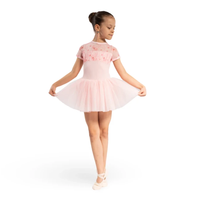 Bloch Belle Floral Cap Sleeve CL4282, Tutu-Kleid für Mädchen Bloch Belle Floral Cap Sleeve CL4282, Tutu-Kleid für Mädchen