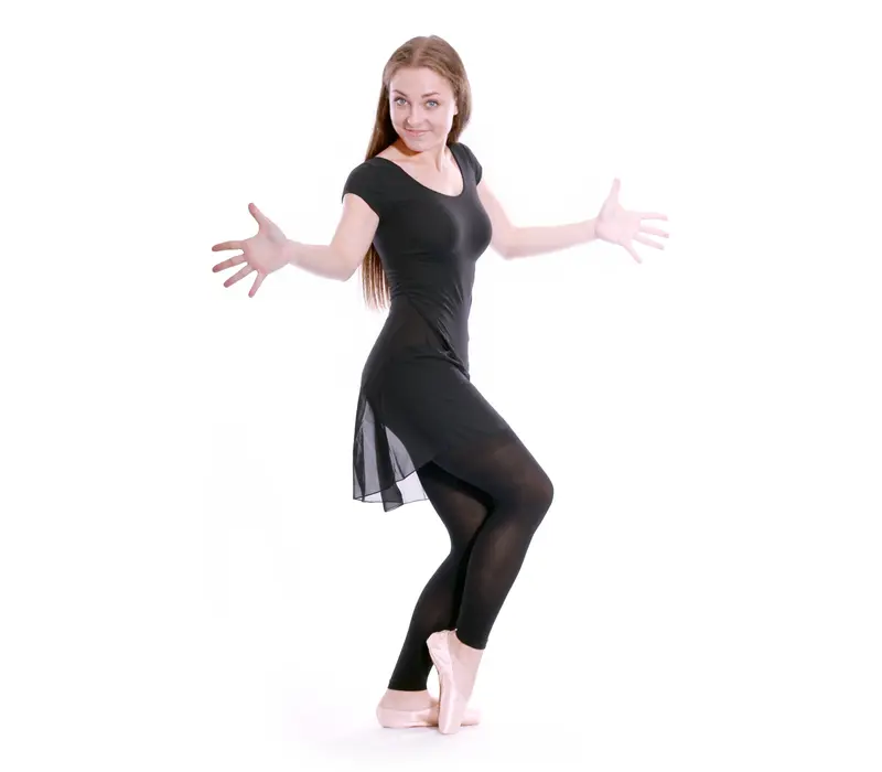 Bloch Betri, Damen-Trikot mit kurzem Arm - Schwarz