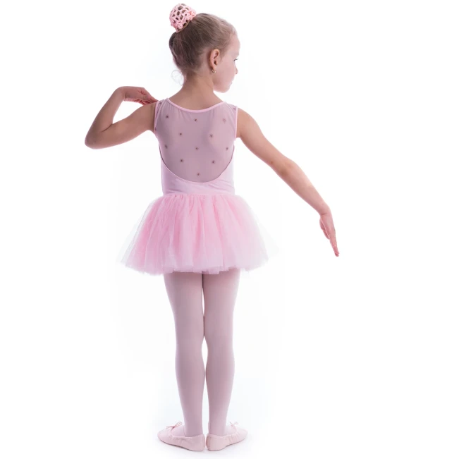 Bloch CL3145 Coralina, Kindertrikot mit Tutu-Rock