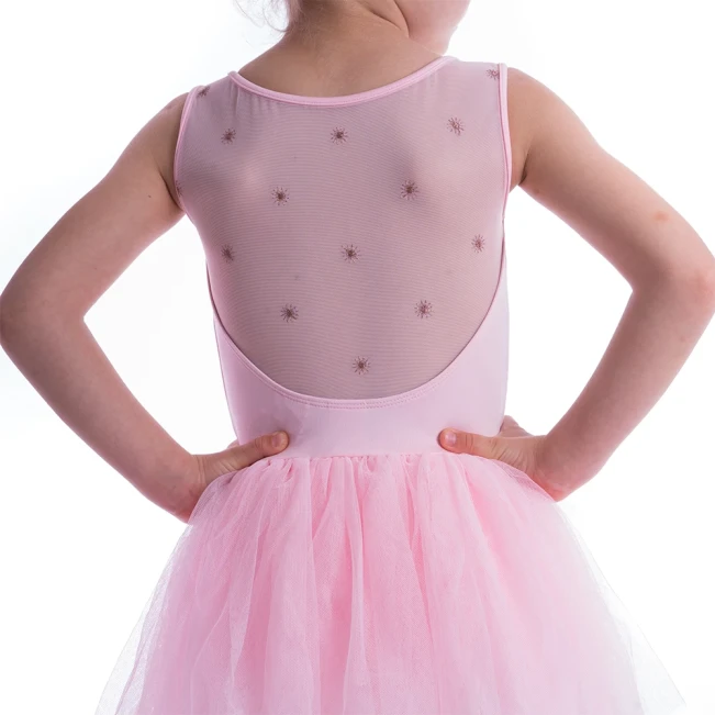 Bloch CL3145 Coralina, Kindertrikot mit Tutu-Rock