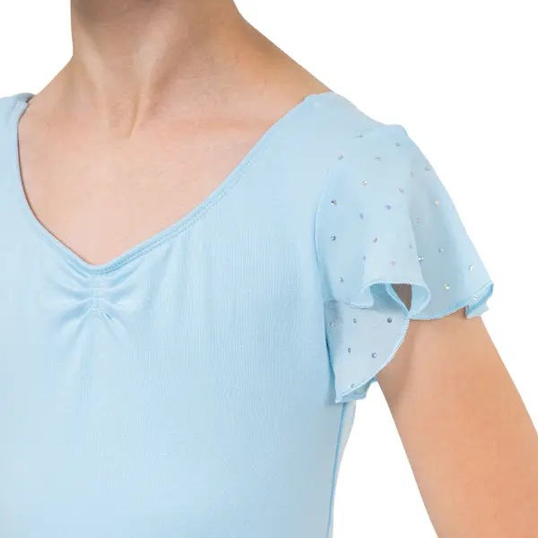 Bloch Scarlett, Mädchen-Trikot mit Volantärmeln