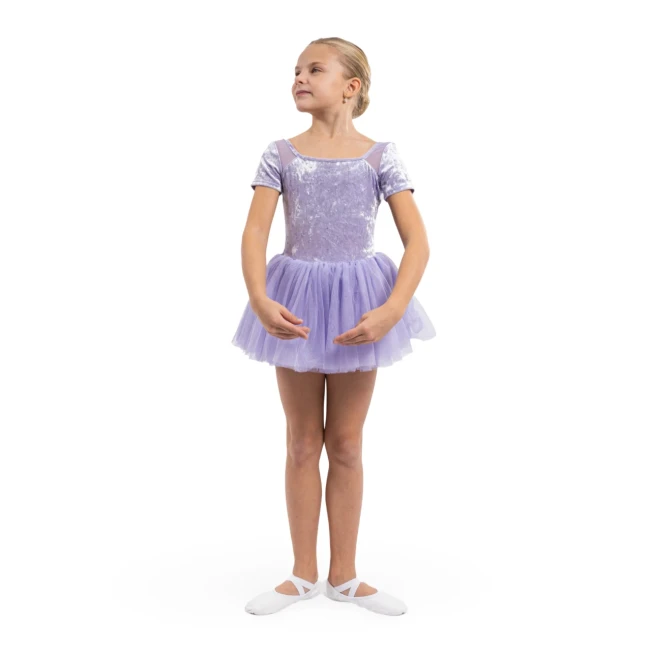 Bloch Delilah, Mädchentrikot mit Tutu-Röckchen Bloch Delilah, Mädchentrikot mit Tutu-Röckchen - Flieder lilac Bloch