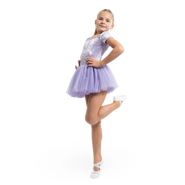 Bloch Delilah, Mädchentrikot mit Tutu-Röckchen Bloch Delilah, Mädchentrikot mit Tutu-Röckchen - Flieder lilac Bloch