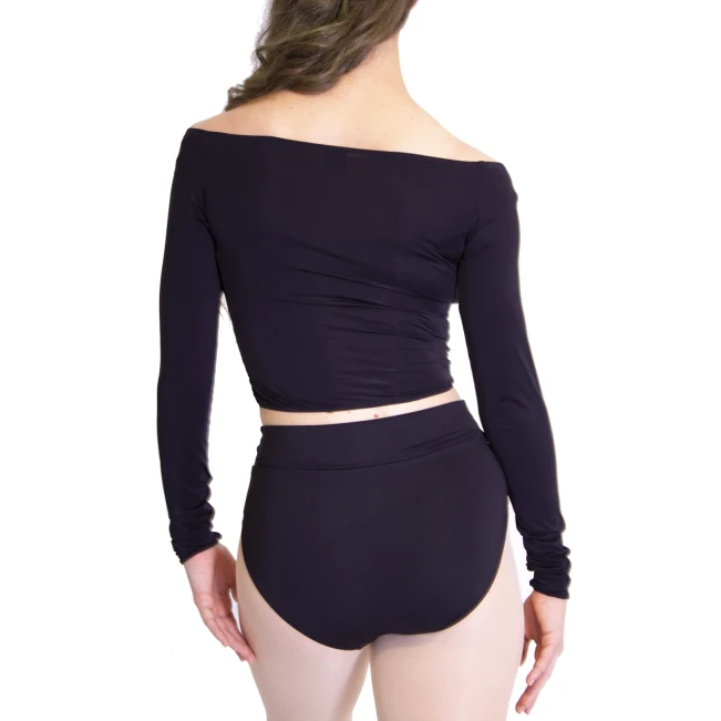 Crop Top mit langen Ärmeln von Bloch Crop Top mit langen Ärmeln von Bloch