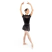 Bloch Avery Mesh Pull-On Skirt, Damen-Rock Bloch Avery Mesh Pull-On Skirt, Damen-Rock