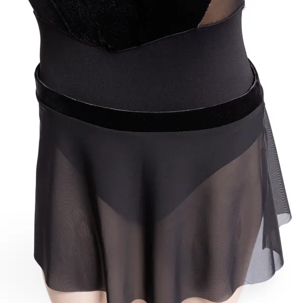 Bloch Avery Mesh Pull-On Skirt, Damen-Rock