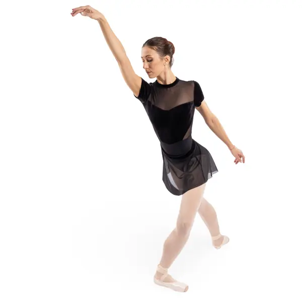 Bloch Avery Mesh Pull-On Skirt, Damen-Rock