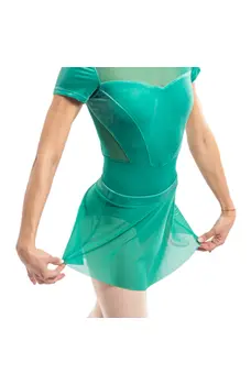 Bloch Avery Mesh Pull-On Skirt, Damen-Rock