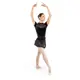 Bloch Avery Mesh Pull-On Skirt, Damen-Rock