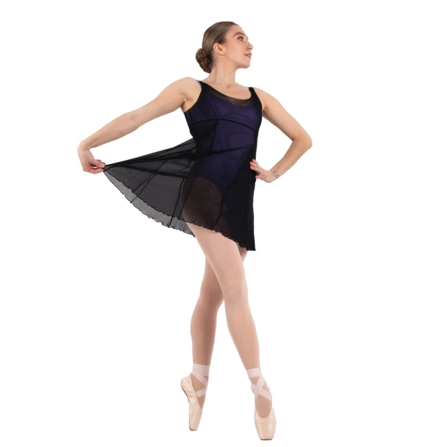 Bloch Emerge, elastisches Netzkleid für Damen