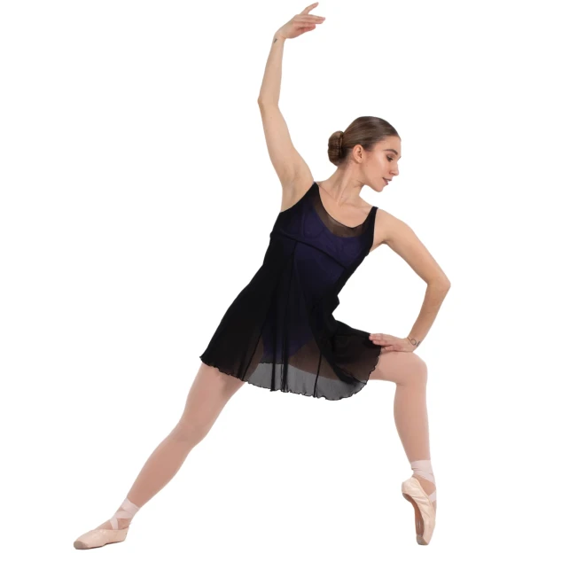 Bloch Emerge, elastisches Netzkleid für Damen