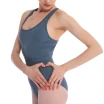 Bloch Fleur Floral Tank Leotard, Damentrikot mit breiten Trägern - Grau Bloch Bloch Fleur Floral Tank Leotard, Damentrikot mit breiten Trägern - Grau Bloch