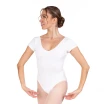 Bloch Gather, Trikot für Damen mit kurzen Ärmeln - Weiss