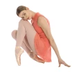 Bloch Hana Floral mesh skirt, Damenrock mit elastischem Taillenbund