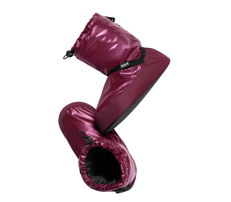 Bloch Metallic Booties, Damen-Wärmeschuhe Bloch Metallic Booties, Damen-Wärmeschuhe - Bordeauxrot - Burgundy metallic Bloch