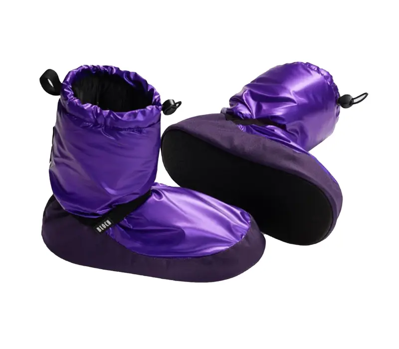 Bloch Booties, wärmendes Schuhwerk für Kinder Metallic - Lila - Vibrant purple metallic Bloch Bloch Booties, wärmendes Schuhwerk für Kinder Metallic - Lila - Vibrant purple metallic Bloch