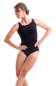 Bloch Ballerina, Baumwoll-Trikot mit breiten Trägern 
