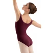 Bloch Ballerina, Baumwoll-Trikot mit breiten Trägern - Burgunder Bloch