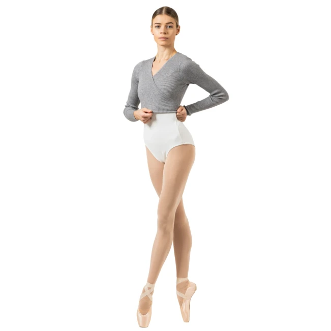 Bloch Wrap Sweater Luna, gestricktes Warm-up-Top für Damen Bloch Wrap Sweater Luna, gestricktes Warm-up-Top für Damen