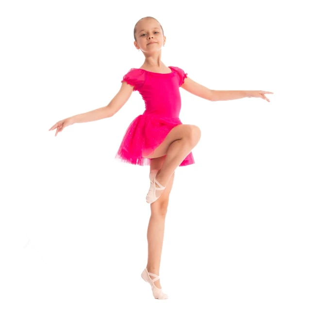 Mirella Miami Tutu Dress M1559C, Trikot mit Tutu-Rock für Mädchen Mirella Miami Tutu Dress M1559C, Trikot mit Tutu-Rock für Mädchen