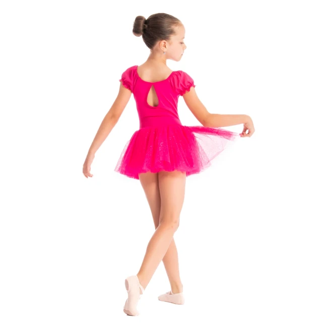 Mirella Miami Tutu Dress M1559C, Trikot mit Tutu-Rock für Mädchen Mirella Miami Tutu Dress M1559C, Trikot mit Tutu-Rock für Mädchen