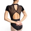 Bloch Gia Cap Sleeve Leotard, Damen-Trikot - Schwarz