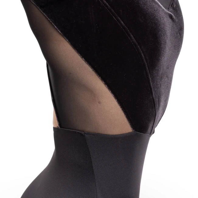Bloch Gia Cap Sleeve Leotard, Damen-Trikot - Schwarz